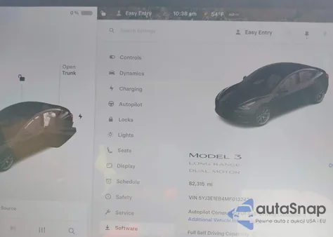 2021 Tesla Model 3 Long Range Dual Motor All-Wheel Drive from USA, damaged, VIN 5YJ3E1EB4MF013243